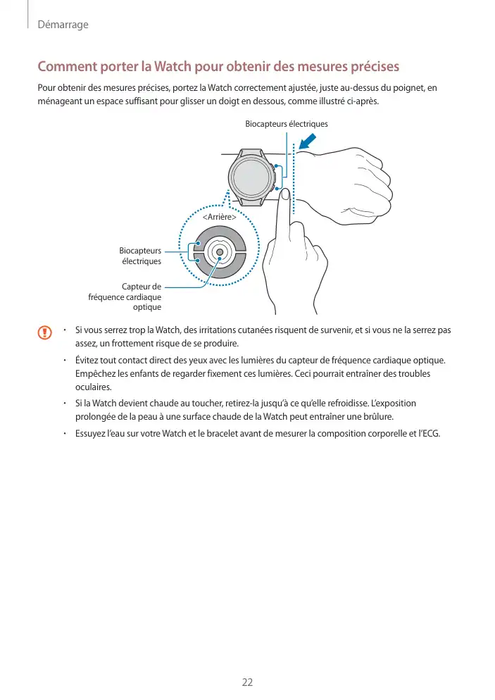 Page 22 - Galaxy Watch4 Bluetooth