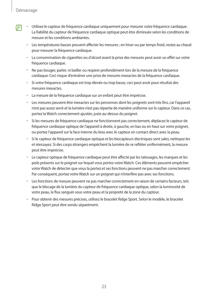 Page 23 - Galaxy Watch4 Bluetooth