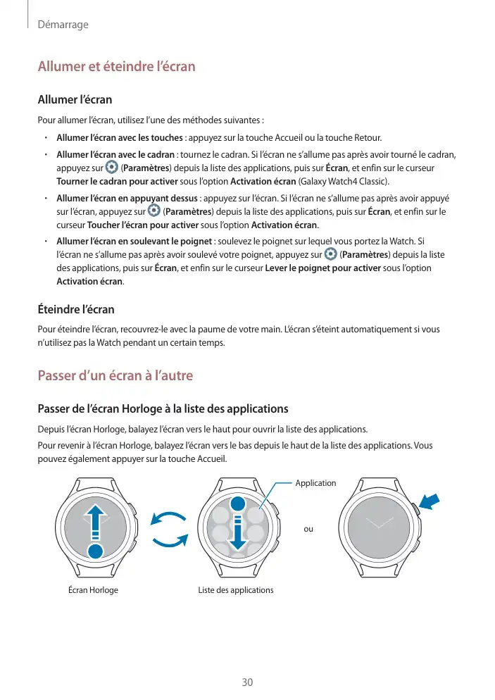 Page 30 - Galaxy Watch4 Bluetooth
