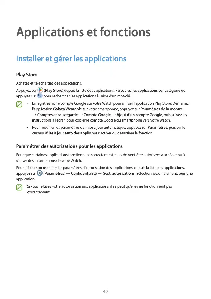 Page 40 - Galaxy Watch4 Bluetooth