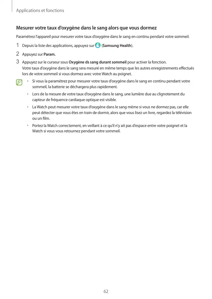Page 62 - Galaxy Watch4 Bluetooth