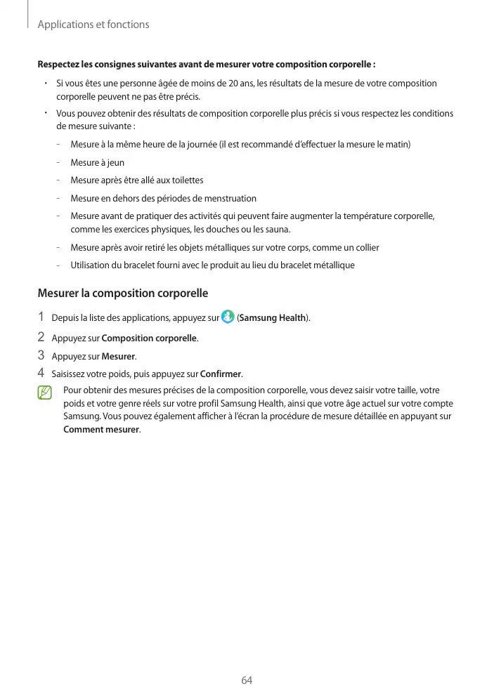 Page 64 - Galaxy Watch4 Bluetooth