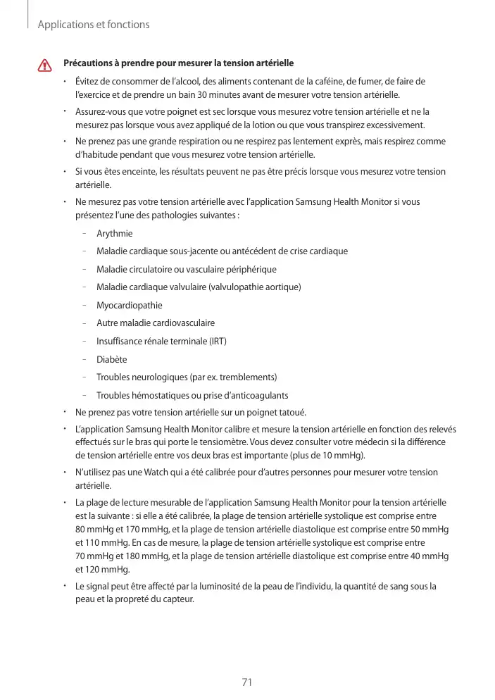Page 71 - Galaxy Watch4 Bluetooth