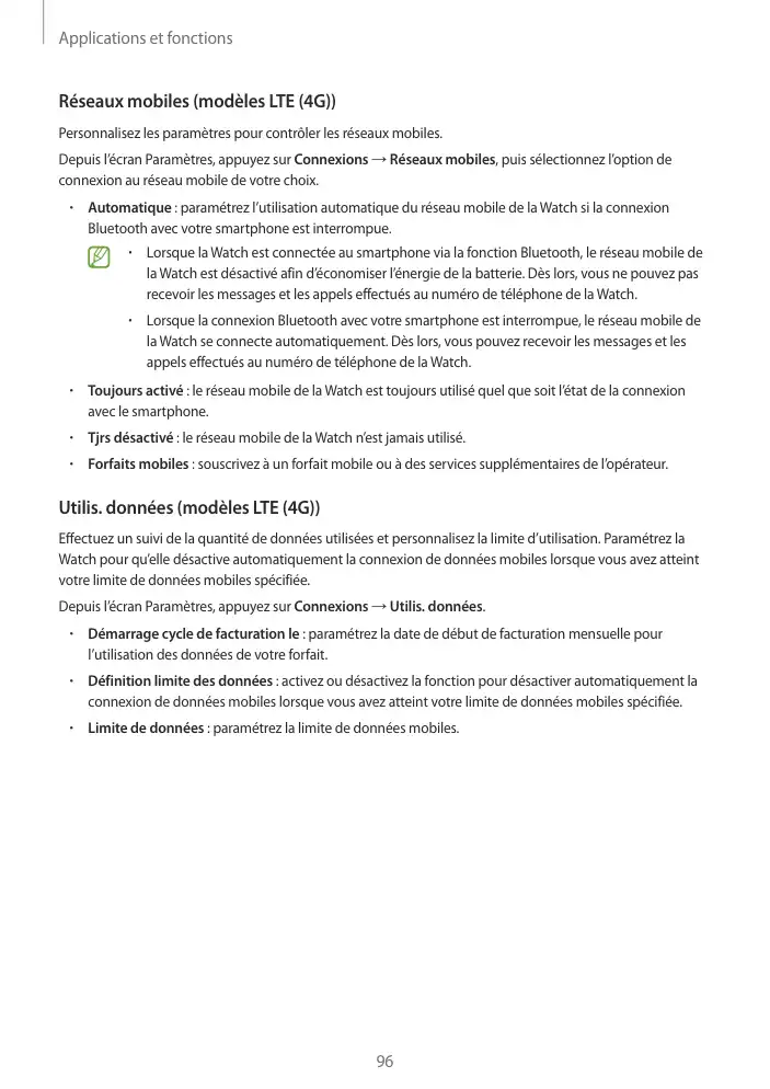 Page 96 - Galaxy Watch4 Bluetooth