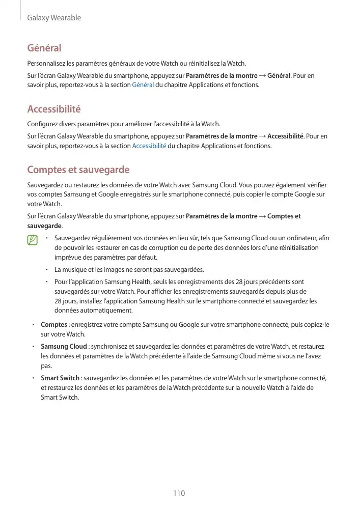 Page 110 - Galaxy Watch4 Bluetooth
