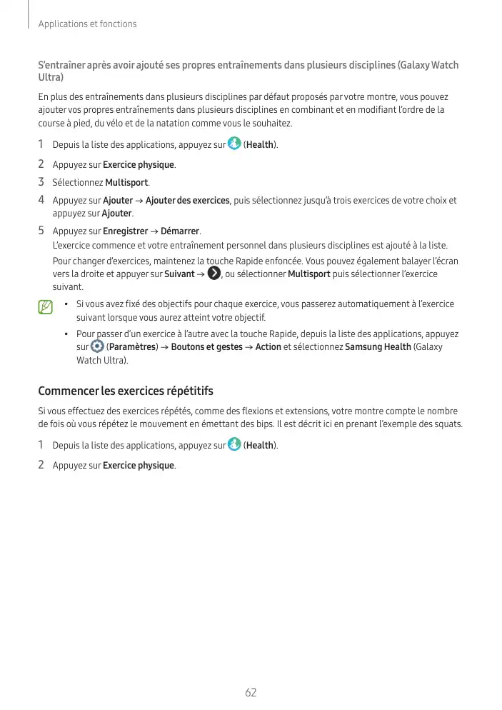 Page 62 - Galaxy Watch7 Ultra