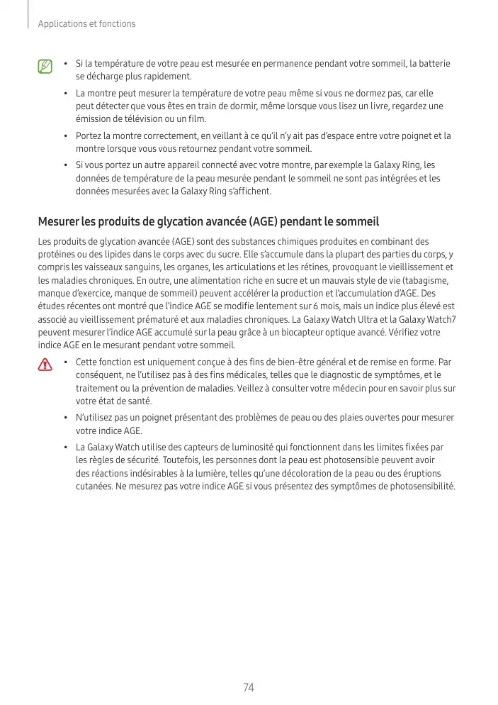 Page 74 - Galaxy Watch7 Ultra
