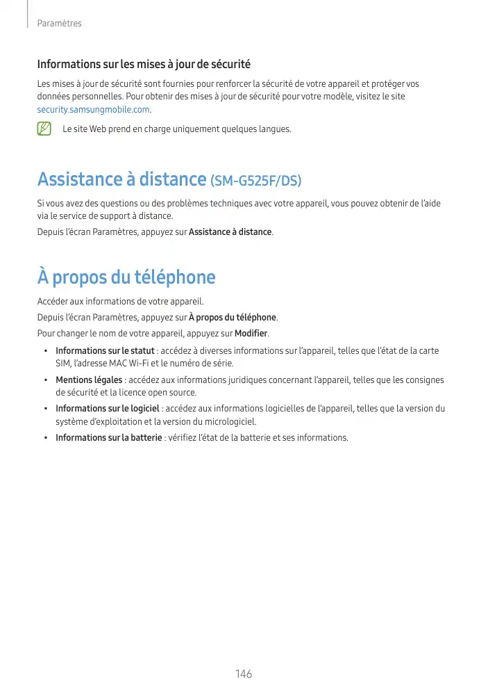Page 146 - Galaxy XCover6 Pro Entreprise Edition