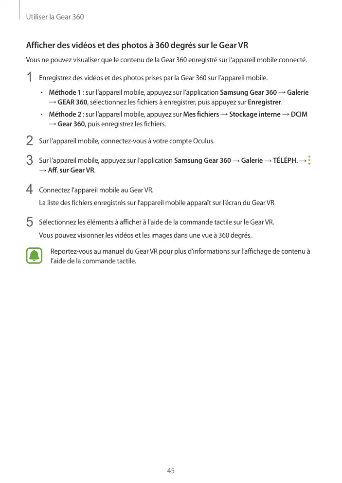 Page 45 - Gear 360