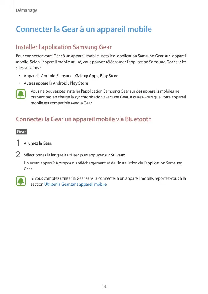 Page 13 - Gear Fit2 Pro
