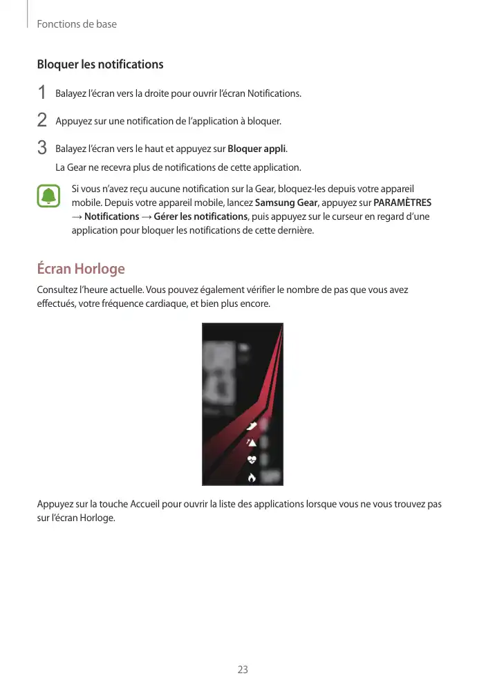 Page 23 - Gear Fit2 Pro