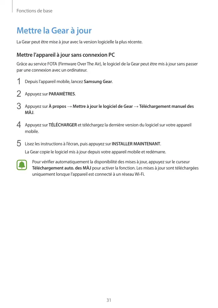 Page 31 - Gear Fit2 Pro