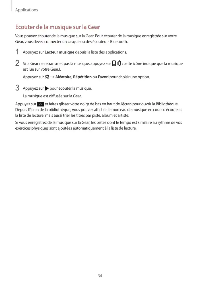 Page 34 - Gear Fit2 Pro