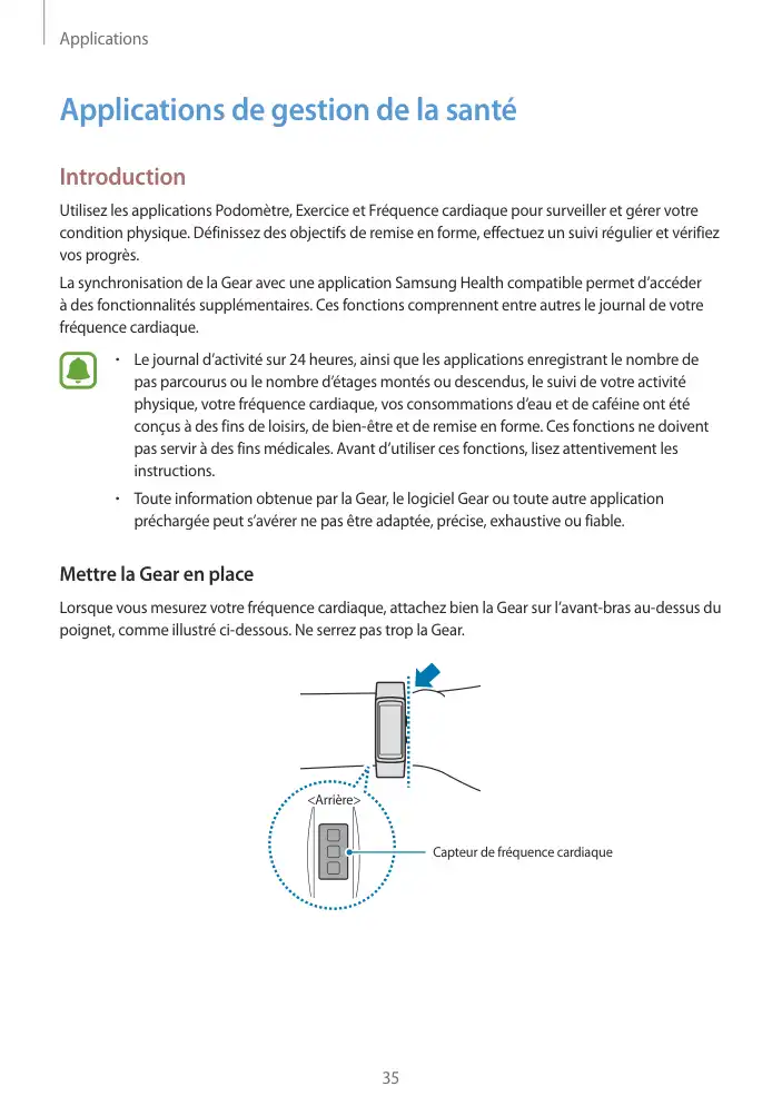 Page 35 - Gear Fit2 Pro