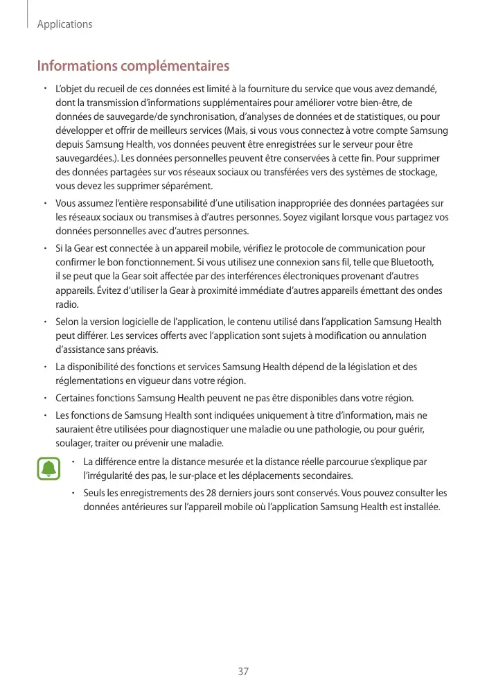 Page 37 - Gear Fit2 Pro