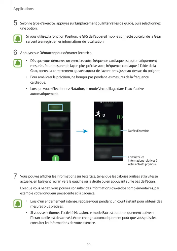 Page 40 - Gear Fit2 Pro