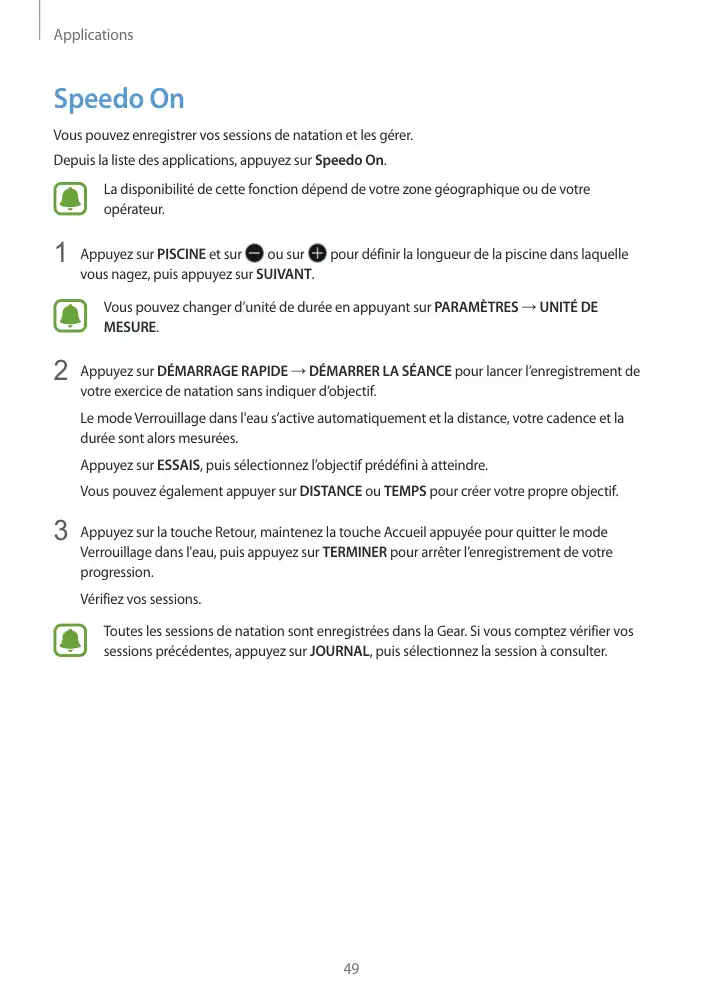 Page 49 - Gear Fit2 Pro