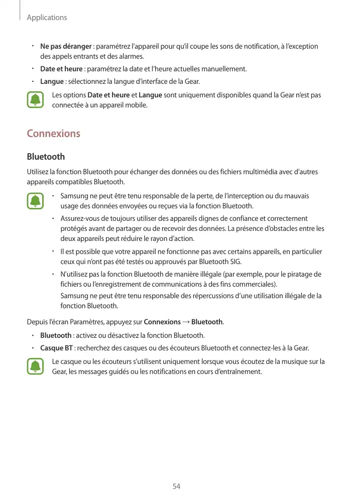 Page 54 - Gear Fit2 Pro