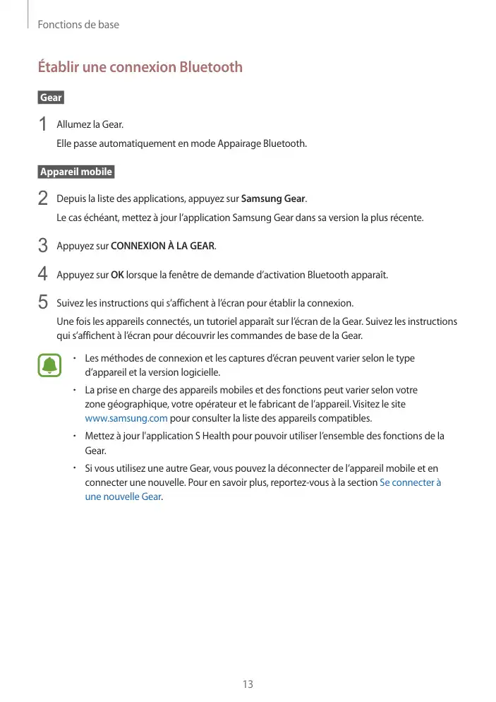 Page 13 - Gear Fit2