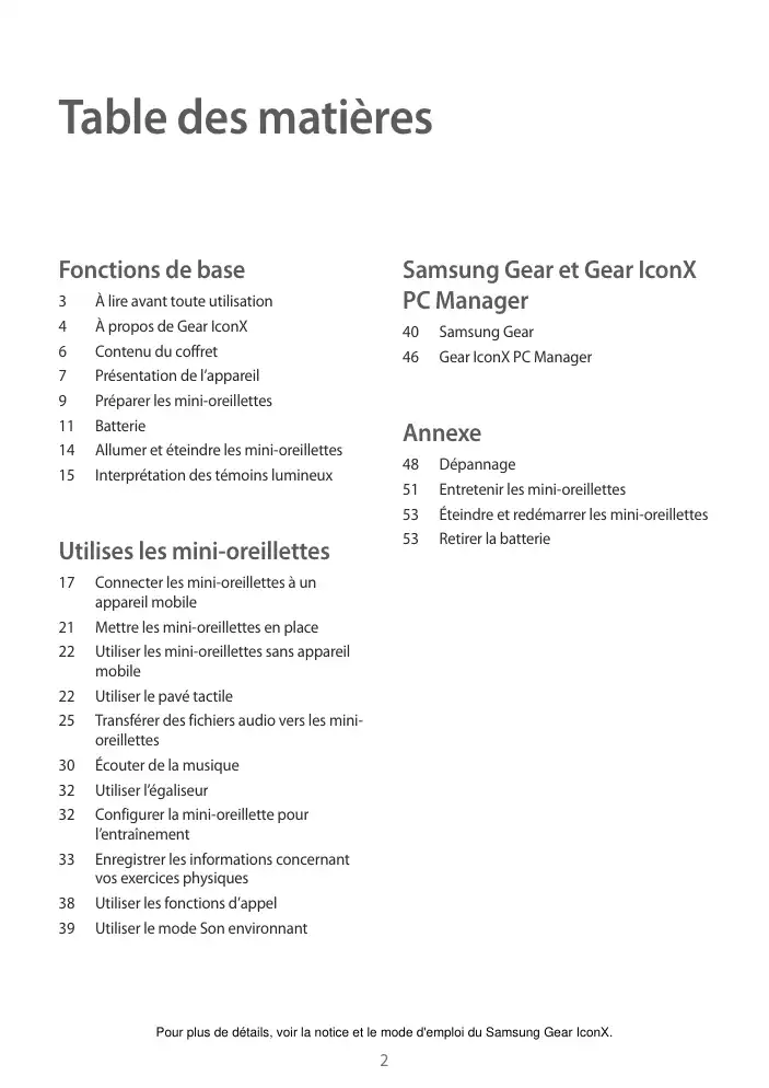 Page 2 - Gear IconX