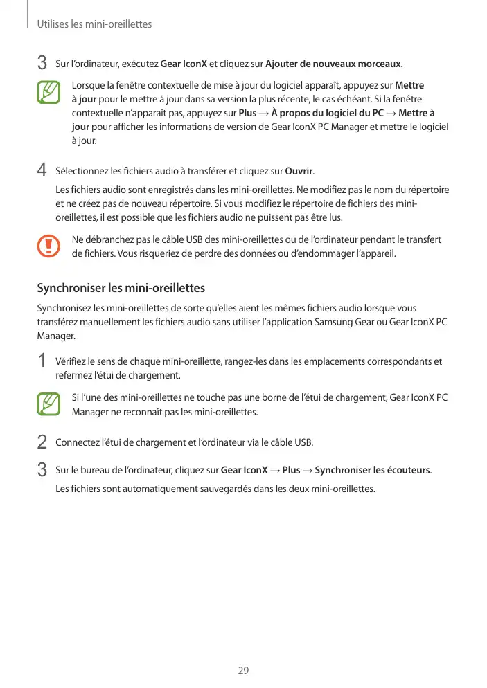 Page 29 - Gear IconX