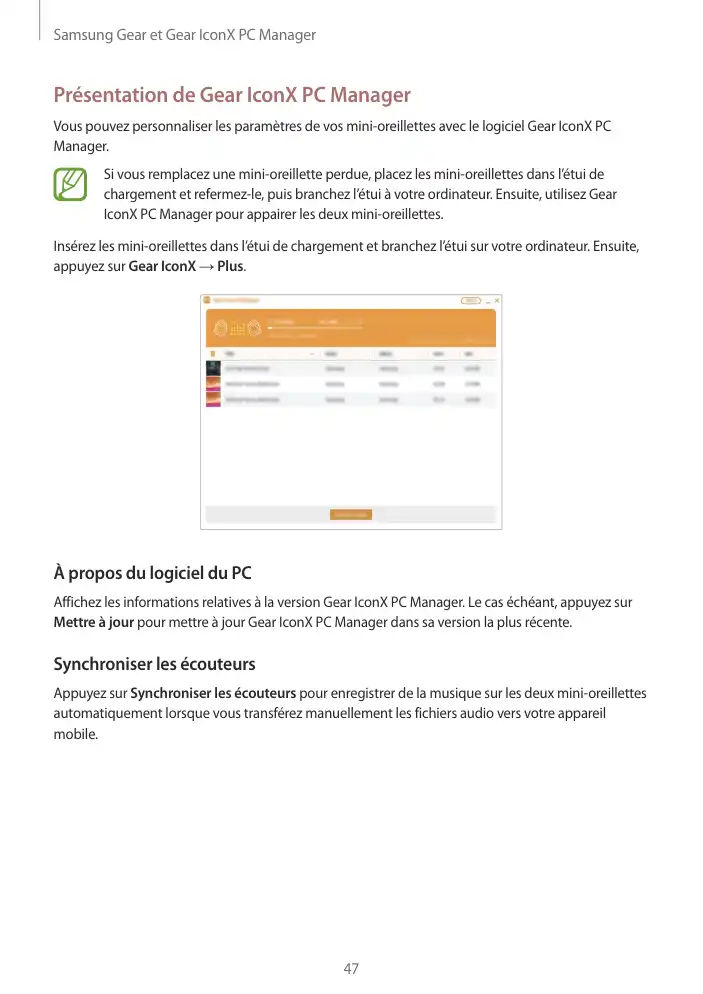 Page 47 - Gear IconX