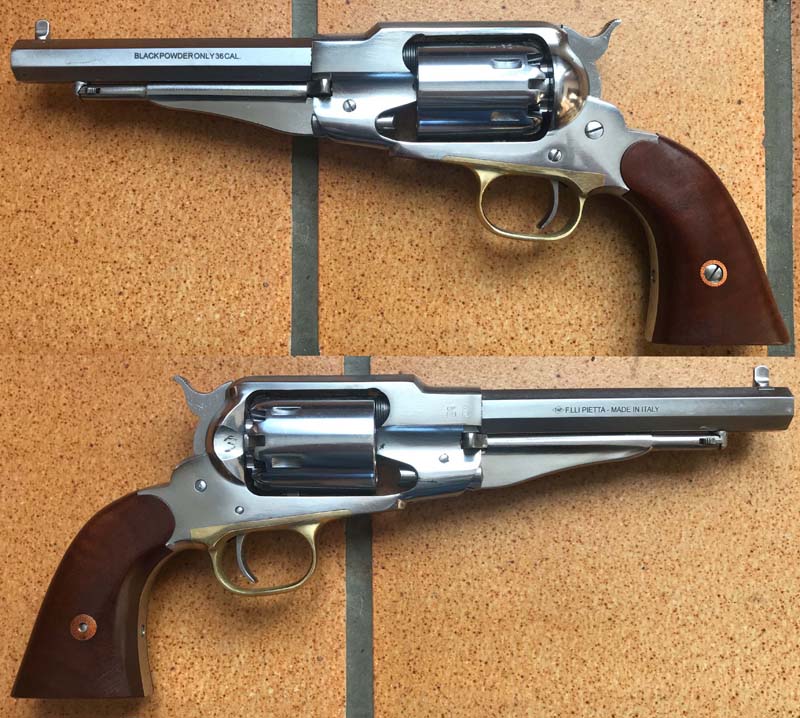 remington - Remington 1858 Navy Pietta Inox calibre 36 MKxl7N4IkZy_Remington-Pietta-1858-Navy-calibre-36-recto-verso-800x718